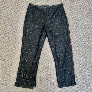 Vintage Lace Cropped Pants